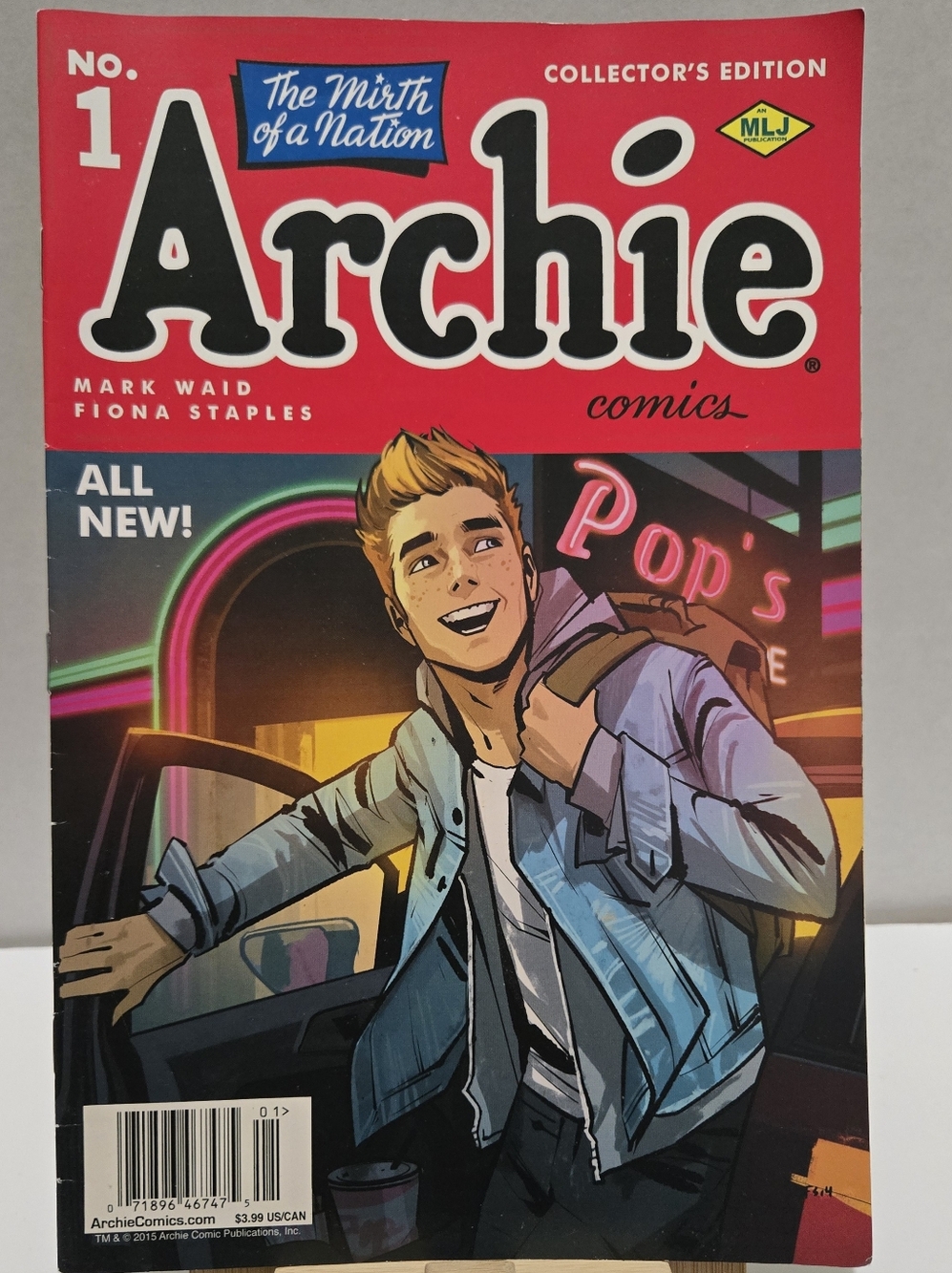 Archie No.1 Collectors Edition Variant Comic - Mark Waid 2015